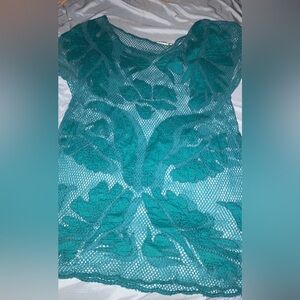 Aquamarine Fishnet dress